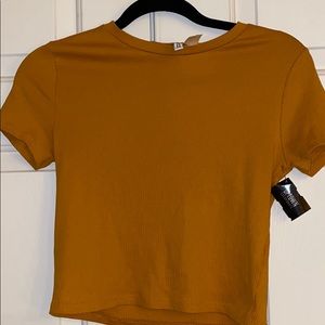 Divided yellow shirt
